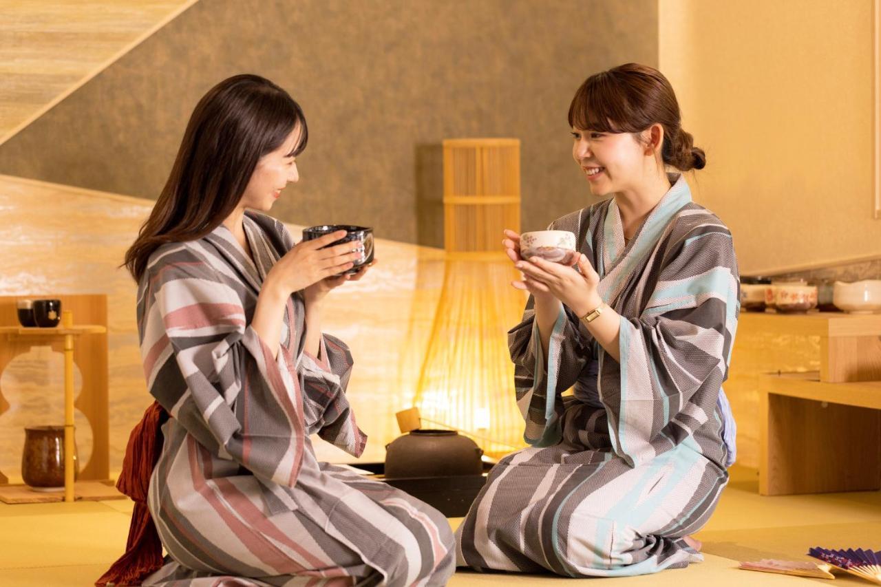 Yamanakaonsen Ohanami Kyubei Kaga  Dış mekan fotoğraf
