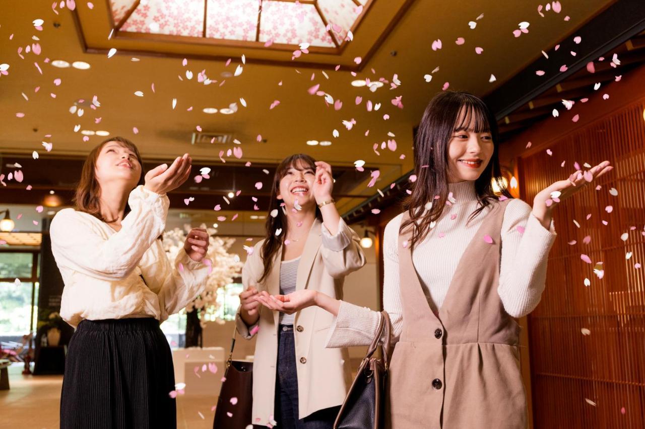 Yamanakaonsen Ohanami Kyubei Kaga  Dış mekan fotoğraf