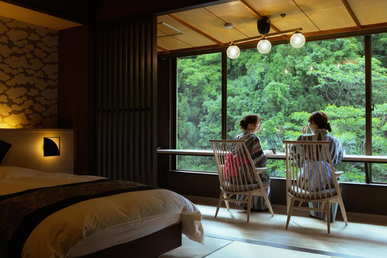 Yamanakaonsen Ohanami Kyubei Kaga  Dış mekan fotoğraf