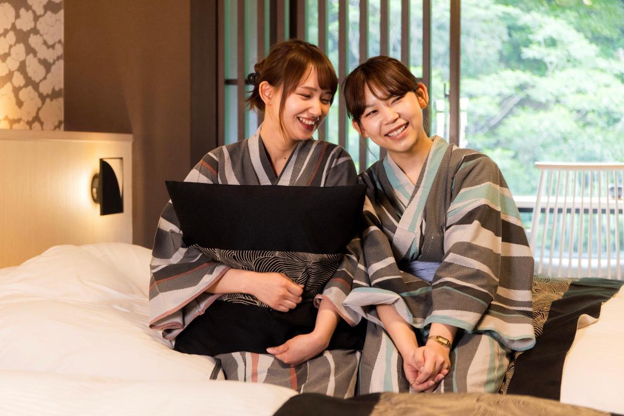 Yamanakaonsen Ohanami Kyubei Kaga  Dış mekan fotoğraf
